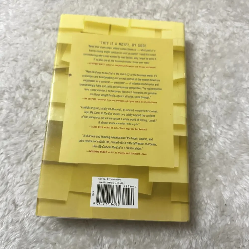 Joshua Ferris Then We Came To The End Signed First Edition Hardcover Book